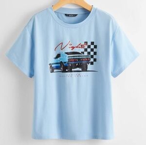 SHEIN Women's Cropped Graphic Tee